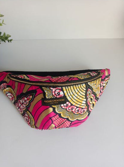 Sac banane en wax fait main à Paris