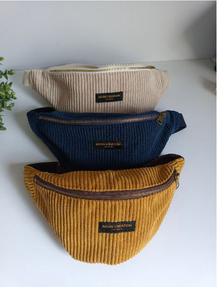 Sacs  Bananes en Velours côtelé